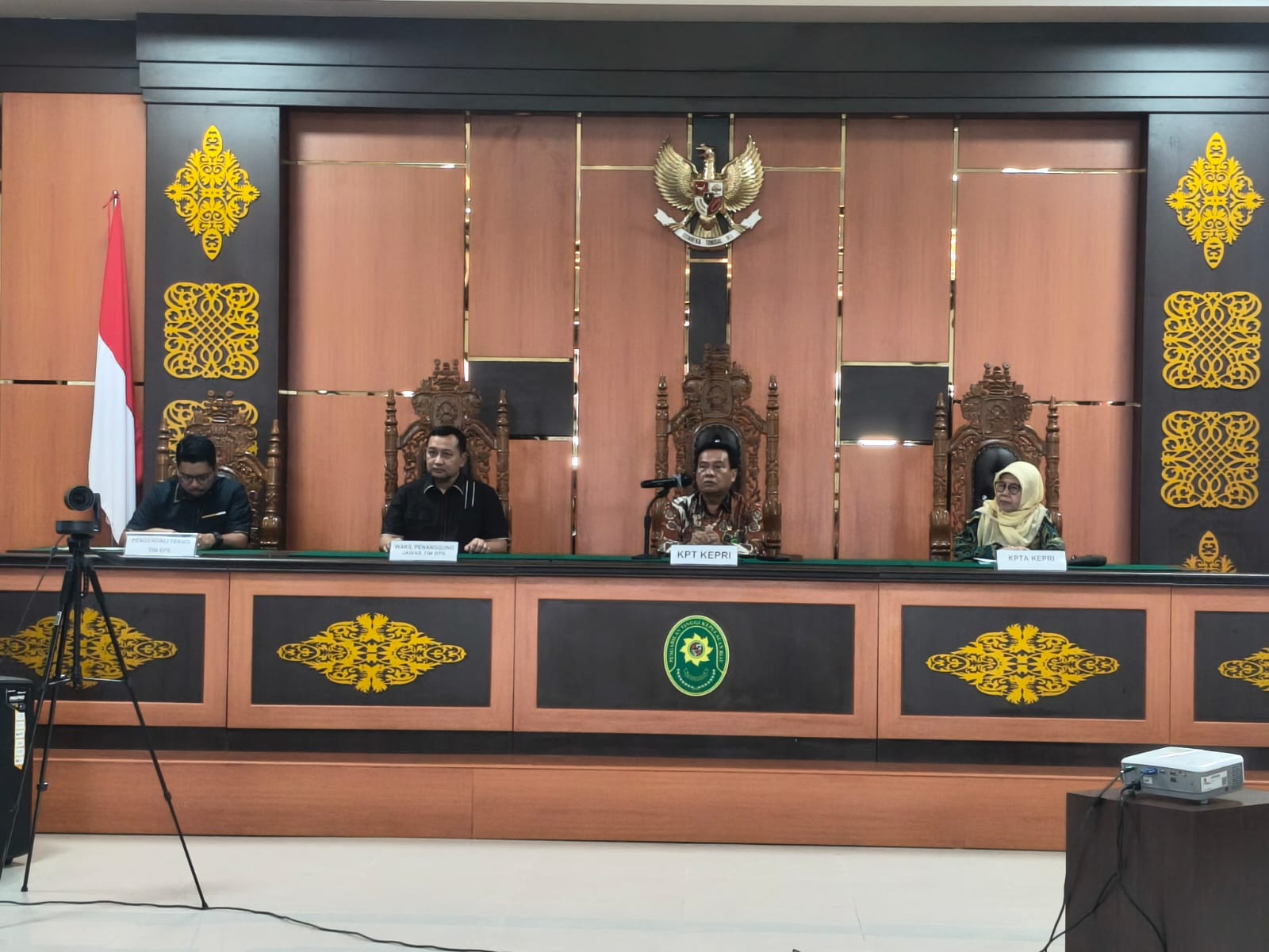 PEMERIKSAAN KINERJA BPK RI: PA BATAM IKUTI ENTRY MEETING PENGELOLAAN MANAJEMEN SDM PERADILAN
